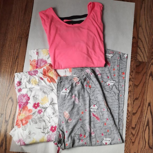 HUE Other - Lot/Bundle Hue RBX Pajama Lounge Pants and Top Size Large XL